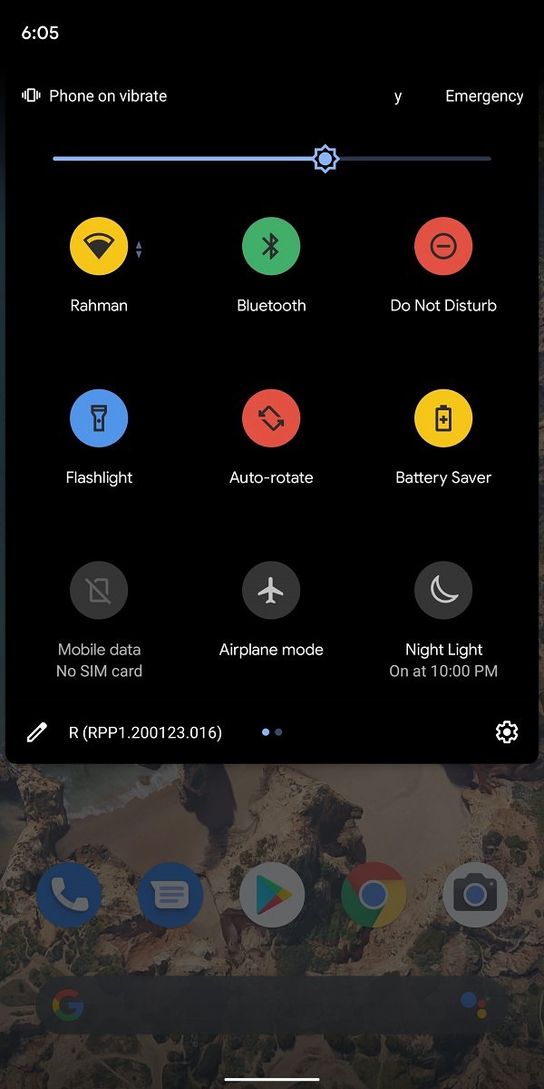 Google Is Testing Multi-coloured Quick Settings Icons In Android 11. 