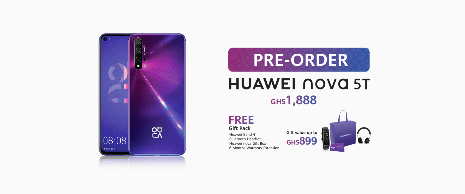Price Of The Huawei Nova 5T In Ghana