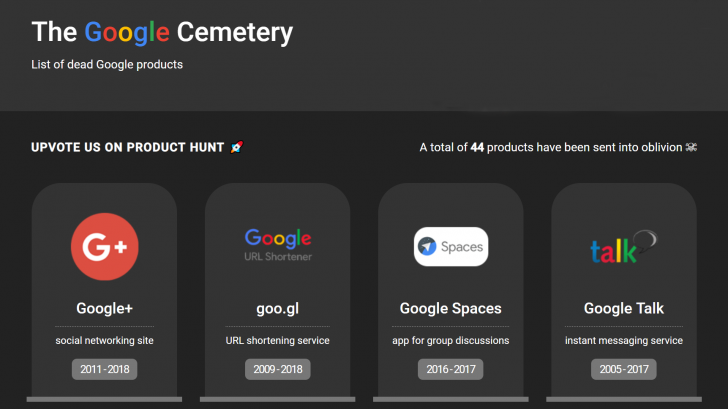 List of Apps Killed By Google So Far