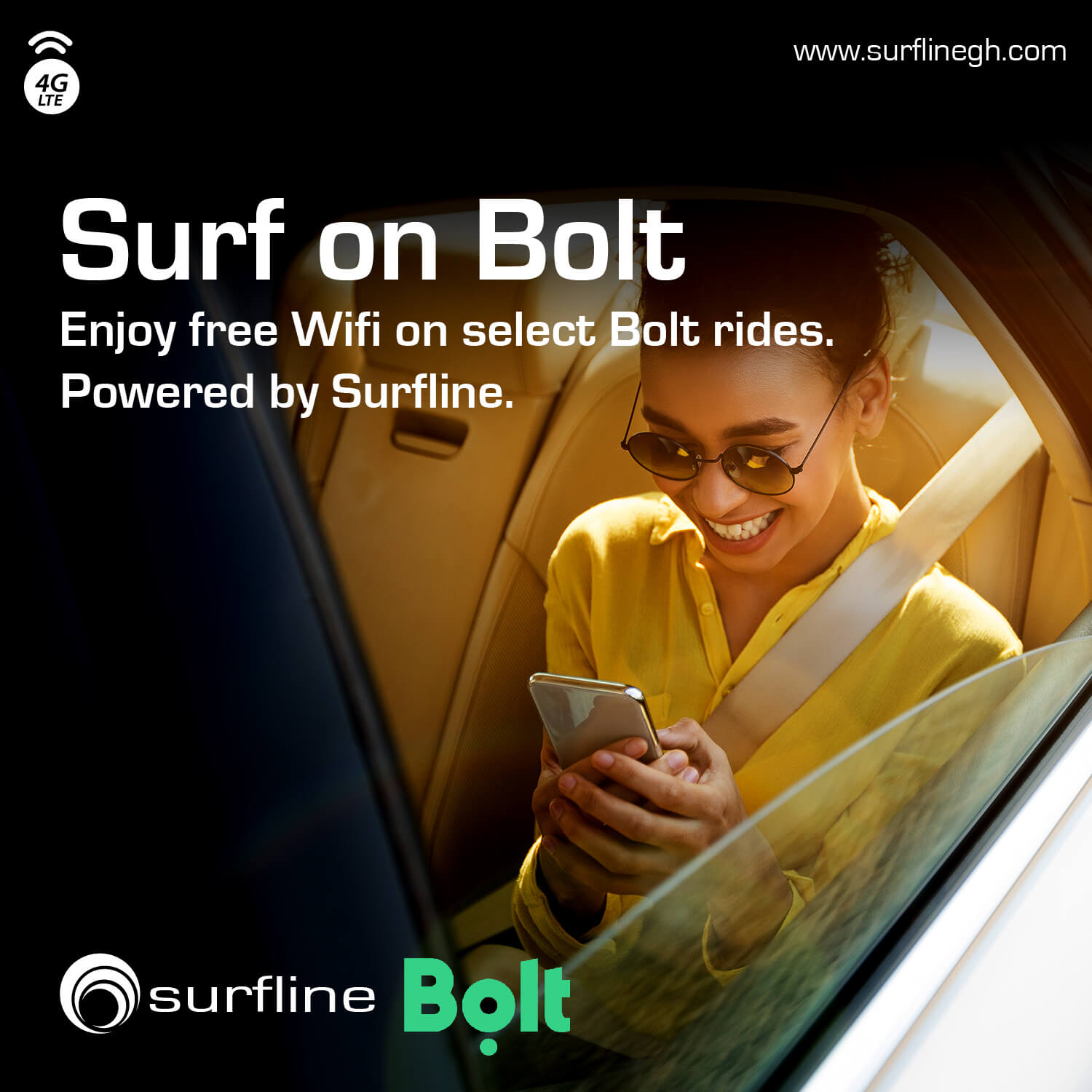 Surfline Communications Announces A Strategic Partnership With Bolt To Provide Wi-Fi Connectivity For Drivers And Passengers In Ghana