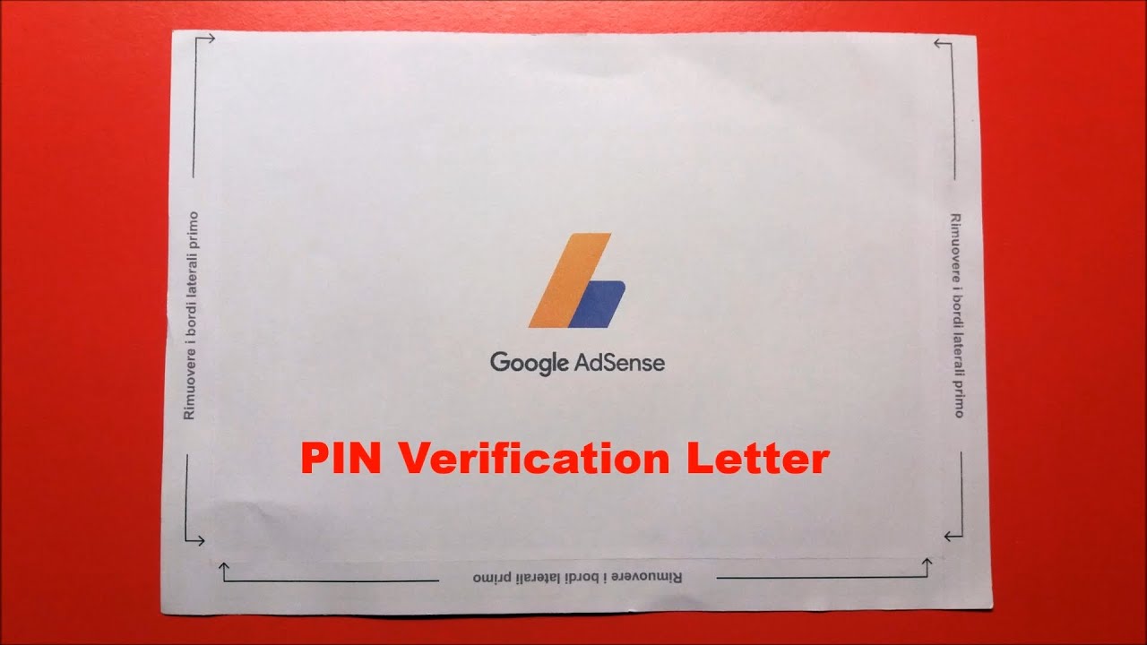 How to verify Google AdSense without PIN