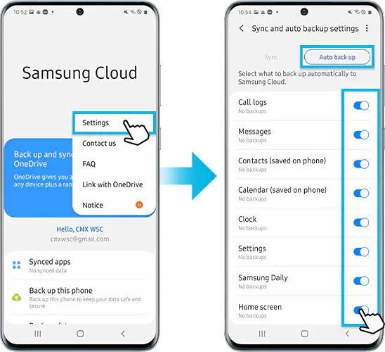 How to Backup Data Automatically on Samsung Galaxy
