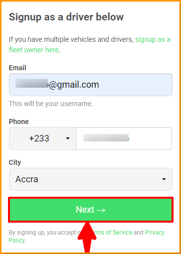 How to Register to Drive with Bolt in Ghana