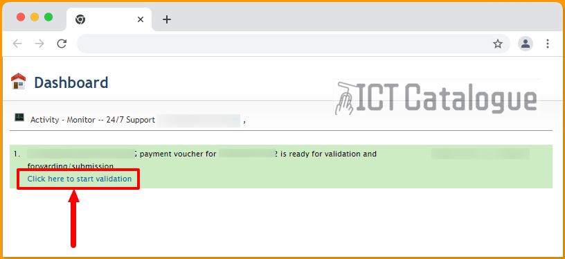 start validation