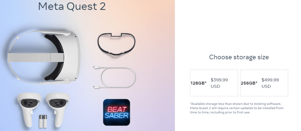 how much is beat saber on oculus quest 2