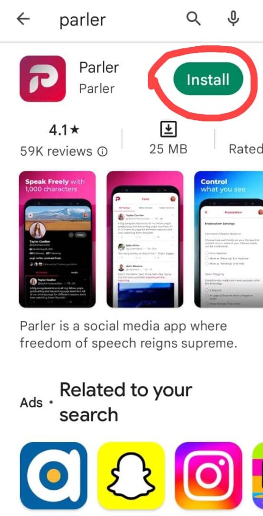 How Do I Download Parler - Google Play Store