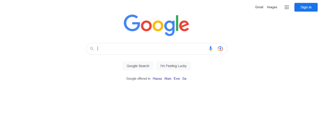 History of Google Search Engine in Ghana