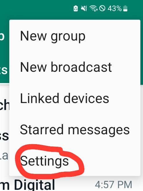 How To Control Who Can Add You To Groups On Whatsapp -tap settings