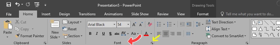 How to Format the Text in PowerPoint