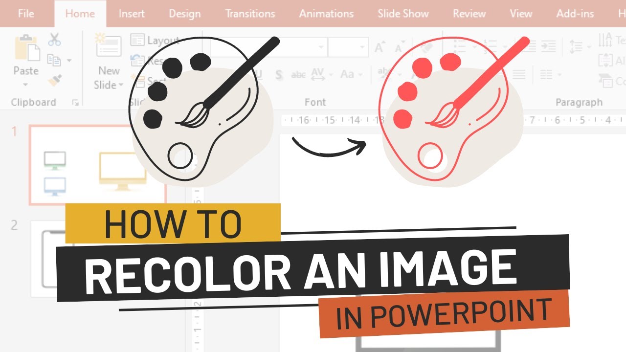 How to Recolor an Image in PowerPoint