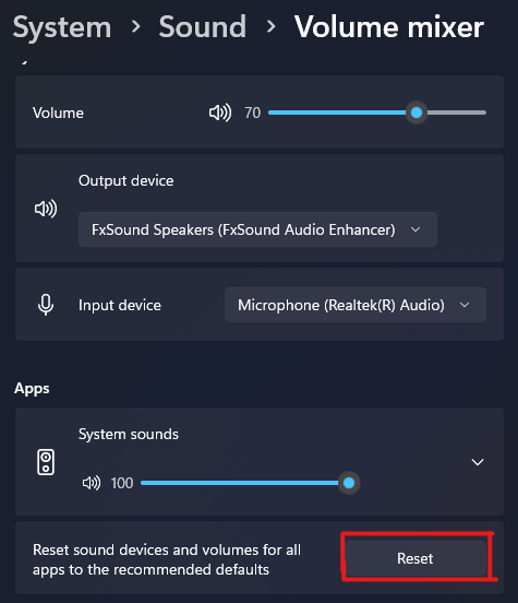 How to Reset All Audio Settings on Windows 11 - 11