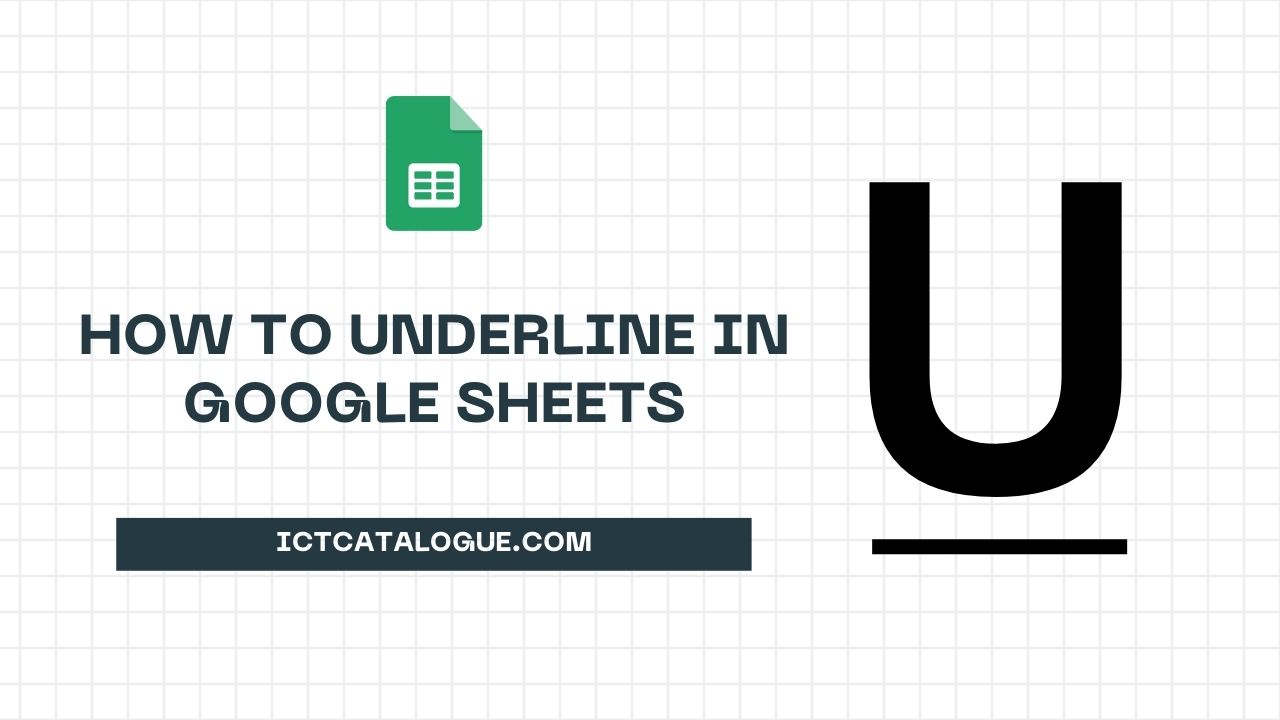 How to Underline in Google Sheets