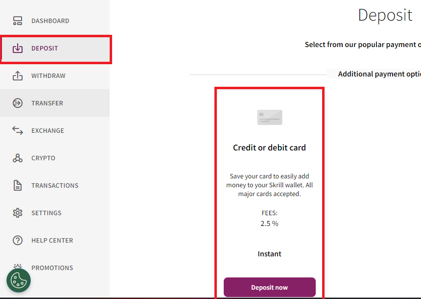 how to create a skrill account in Ghana - Add fund