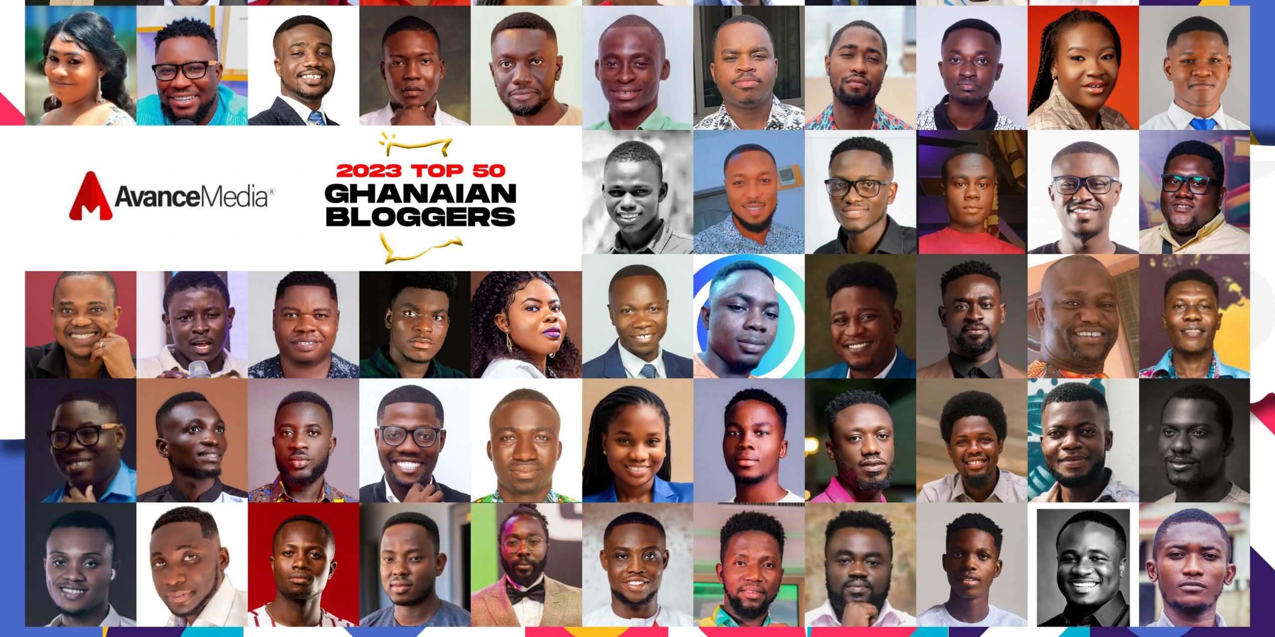 2023 Top 50 Ghanaian Bloggers collage